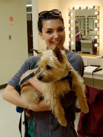 Riverdance NICOLE MCKEEVER AND PET 'NORA'