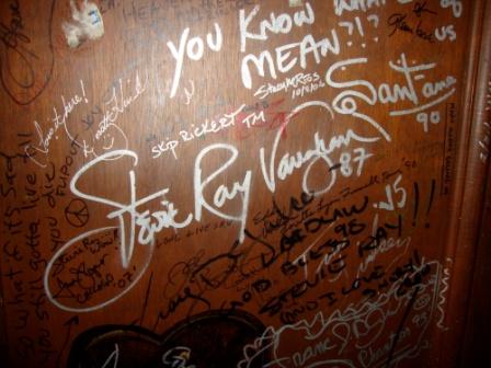 Stevie Ray Vaughan's autograph