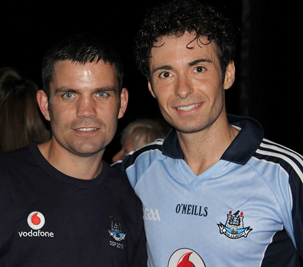 Bernard Dunne with Padraic Moyles