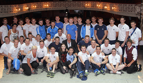 Dublin Squad with Maria Buffini and Padraic Moyles