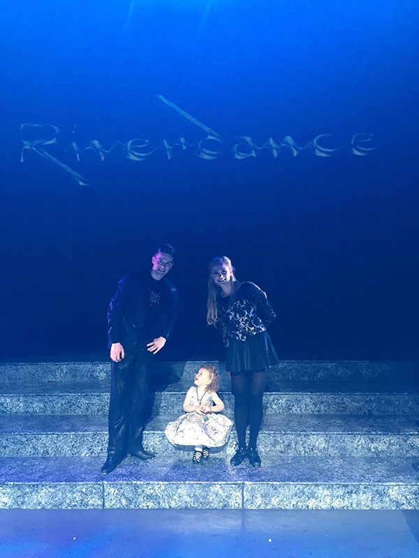 Riverdance-Blog-VIP-Visitors-in-Toronto-Ella-looking-up-at-Stephen